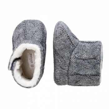 Пинетки Chicco Nataly, для девочек, цвет серый — размер 160