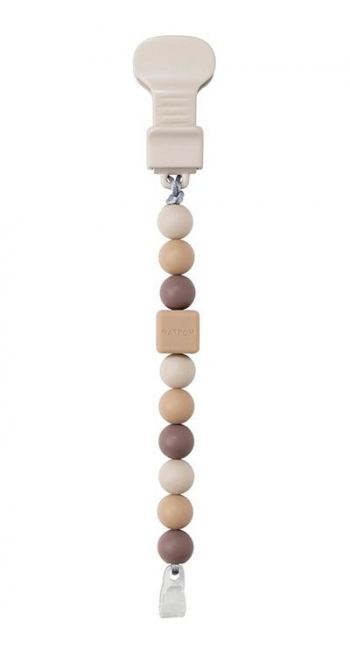 Держатель для соски Nattou Pacifinder Lapidou — stone 879361