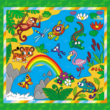 Игровой коврик Funkids "Delux Step Up Gym" — Jungle / CC9992