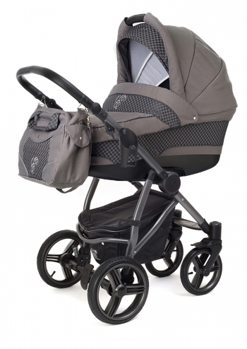 Коляска для новорожденных Esspero Newborn Lux (шасси Graphite) — Carbon