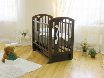 Детская кровать-качалка Можга Агата С 718 — медовый