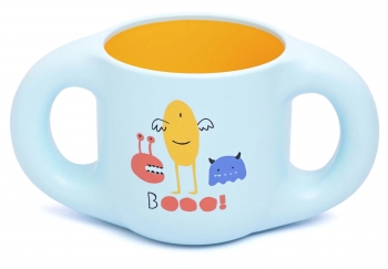 Чашка Suavinex 200мл BOOO от 6мес — голубой