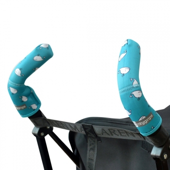 Чехлы Choopie CityGrips на ручки для коляски-трости — 379 aqua whale