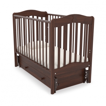 Детская кроватка Gandilyan (Гандылян) Ванечка маятник — Орех