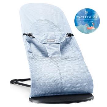 Детский шезлонг BabyBjorn Balance Soft Air — Ice-blue fish