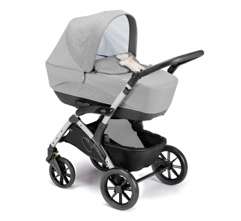 Коляска 3 в 1 Cam Dinamico Up Smart (2021) — 918B серый с плюшевым мишкой