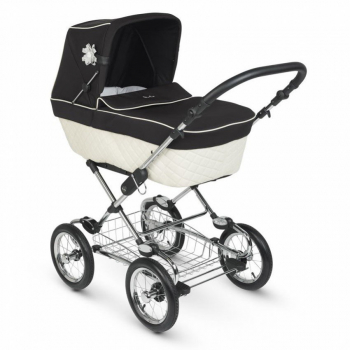 Коляска-трансформер Silver Cross SLEEPOVER Elegance — Black/White