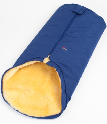 Детский меховой конверт Ramili Caldo — Blu