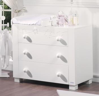 Тумба Micuna Juliette Luxe со стразами Swarovski CO-1550 — White