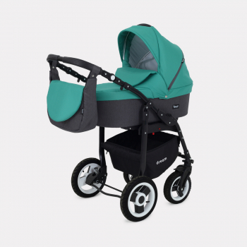Коляска 3 в 1 RANT DREAM — 08 серый-т.зеленый