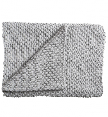 Плед Schardt Sunny, 75х100 см — светло-серый