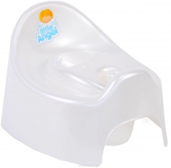 Горшок детский Little Angel "I m" — белый перламутр