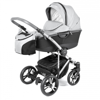 Коляска для новорожденных Esspero Magic Pro Alu (шасси Chrome) — Steel