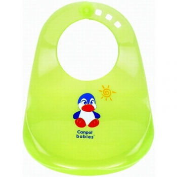 Нагрудник пластиковый Canpol арт. 2/404 — зеленый