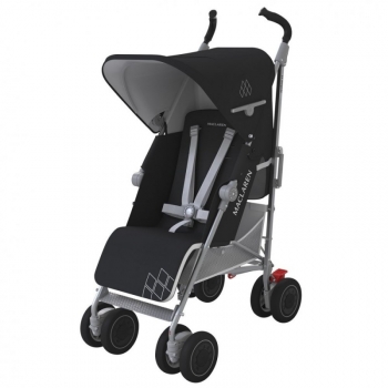 Коляска-трость Maclaren Techno XT — black/silver WM1Y070091