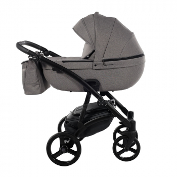 Коляска 2 в 1 Tako Laret Soft — TLS-01 (ткань серая/короб серый/рама черная)
