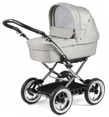 Коляска для новорожденных Peg Perego Culla Elite Chrome — Luxe Pure
