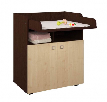 Пеленальный комод Фея 1280 — Венге/Клен
