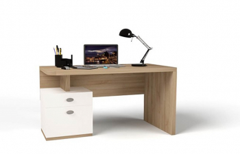 Стол письменный ABC-KING MIX OCEAN — правая (крем)