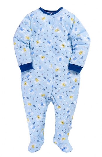 Комбинезон с окантовкой горловины Веселый малыш 