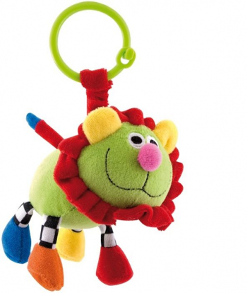 Погремушка Canpol Сумасшедшие животные арт. 2/284, 0+ — зеленый лев