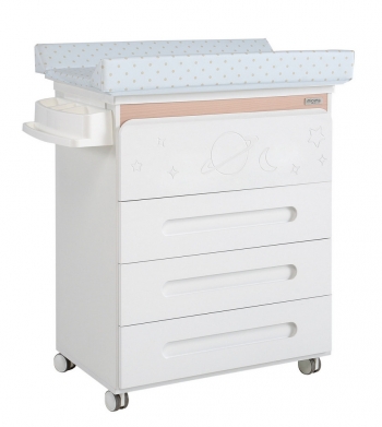 Комод пеленальный Micuna Magic Mum B-1845 — White/Waterwood