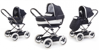 Коляска 3 в 1 Peg Perego Navetta Elite Chrome + Seggiolino Giro + Viaggio SL