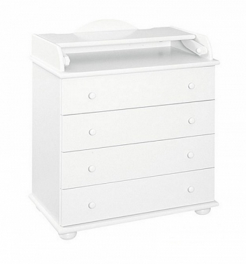 Пеленальный комод  КубаньЛесстрой АБ33.2 — белый