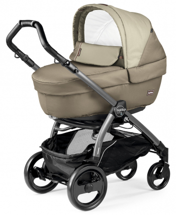Коляска для новорожденных Peg Perego Book 51 Elite (шасси White/Black) — Class Beige