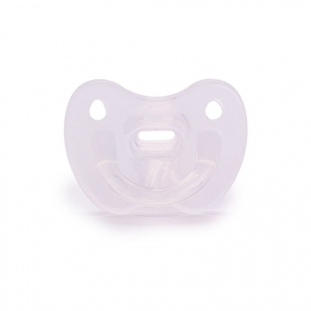 Пустышка Suavinex от 0-6мес, анатомич.силикон "Basic" — белый