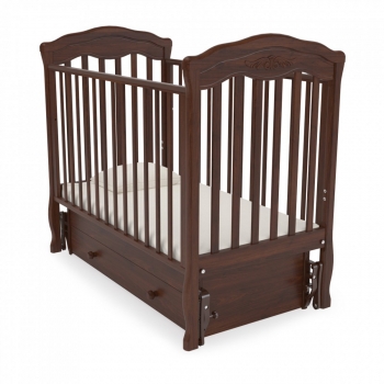 Детская кроватка Gandilyan (Гандылян) Шарлотта маятник — орех
