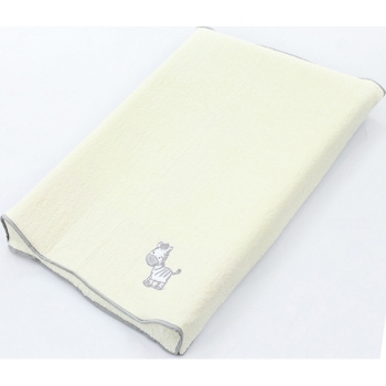 Простынь Ceba Baby на резинке на пеленальный матрасик 50x80 см — Zebra grey