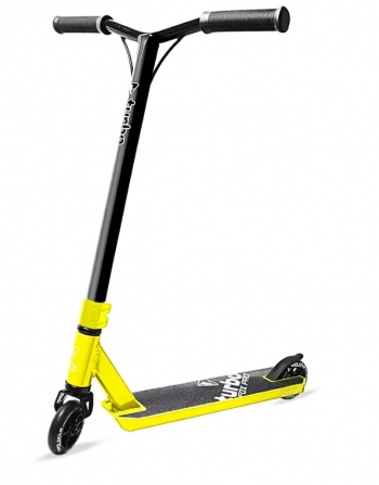 Трюковой самокат Fox Pro Turbo 2 — желтый