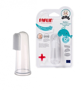Силиконовая зубная щетка-массажер Farlin BF-117