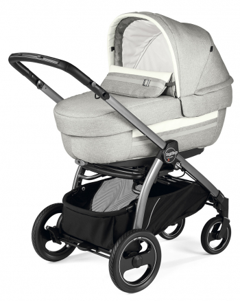 Коляска для новорожденных Peg Perego Book S Elite (шасси White/Black) — Luxe Pure
