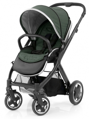 Прогулочная коляска Oyster 2 + Colour Pack (шасси Black) — Olive Green