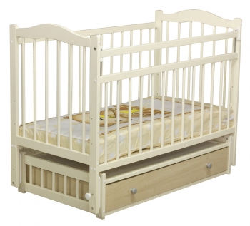 Детская кроватка Farfello Колибри 6 — слоновая кость