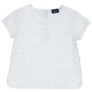 Блузка Chicco, цвет белый — Белый, р.128