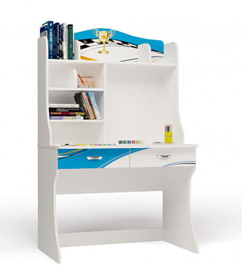 Стол с надстройкой ABC-KING La-Man — голубой