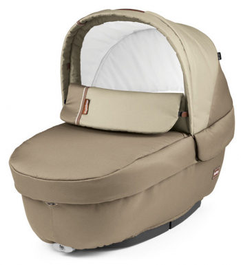 Коляска для новорожденных Peg Perego Culla Elite Chromato — Class Beige