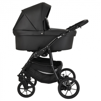 Коляска 2 в 1 PITUSO Nino Кожа — Black