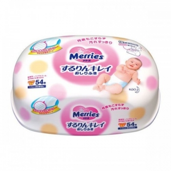 Салфетки Merries 54шт розовый — коробка