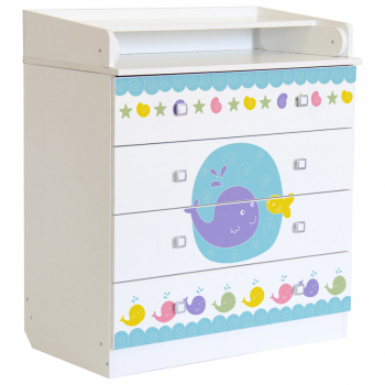 Пеленальный комод Polini Simple 1580 — Морская история