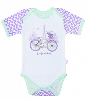 Комбинезон\Боди кор. рукав Веселый малыш 