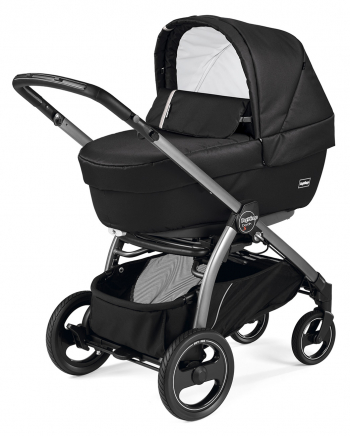 Коляска для новорожденных Peg Perego Book S Elite (шасси White/Black) — Class Black