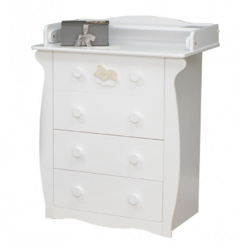 Пеленальный комод Красная звезда (Можга) С 257 — Мишка на облаке