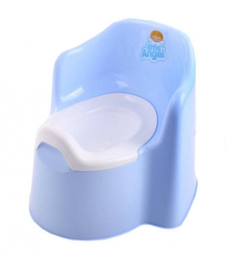 Горшок детский Little Angel — голубой пастельный