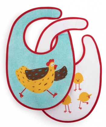 Набор нагрудных фартуков Happy Baby 16012 — chicken