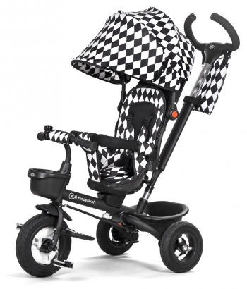 Складной велосипед KinderKraft Aveo — black/white