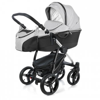 Коляска для новорожденных Esspero Newborn Lux Alu (шасси Chrome) — Steel